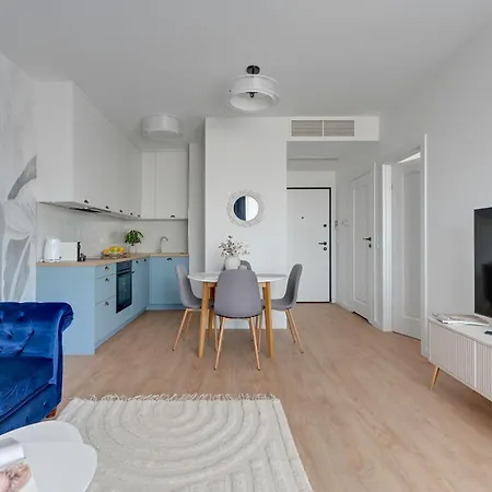 מלון דירות Doki Living - Foodhall & Parking By Downtown גדנסק